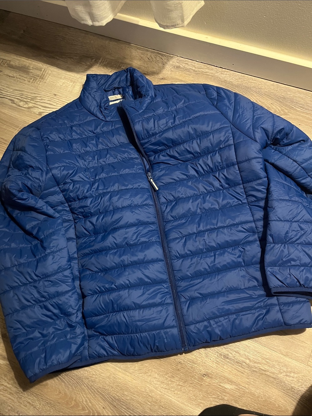 Goodfellow & Co Royal Blue Quilted Packable Puffer Jacket